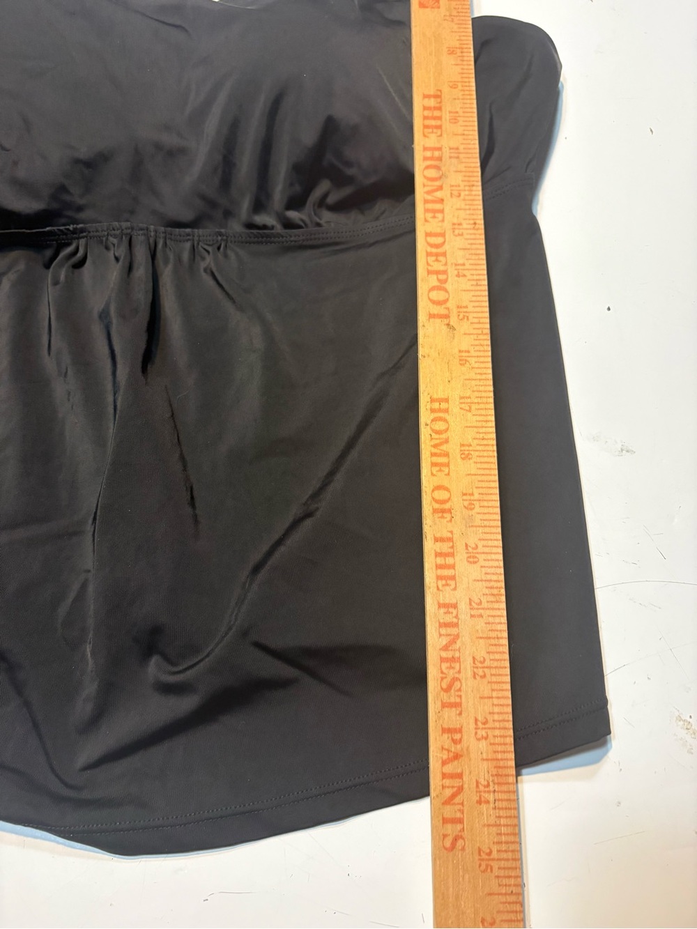 Swimsuits for All Lightweight Scoop Neck Blouson Tankini Top 20 - Picture 7 of 8
